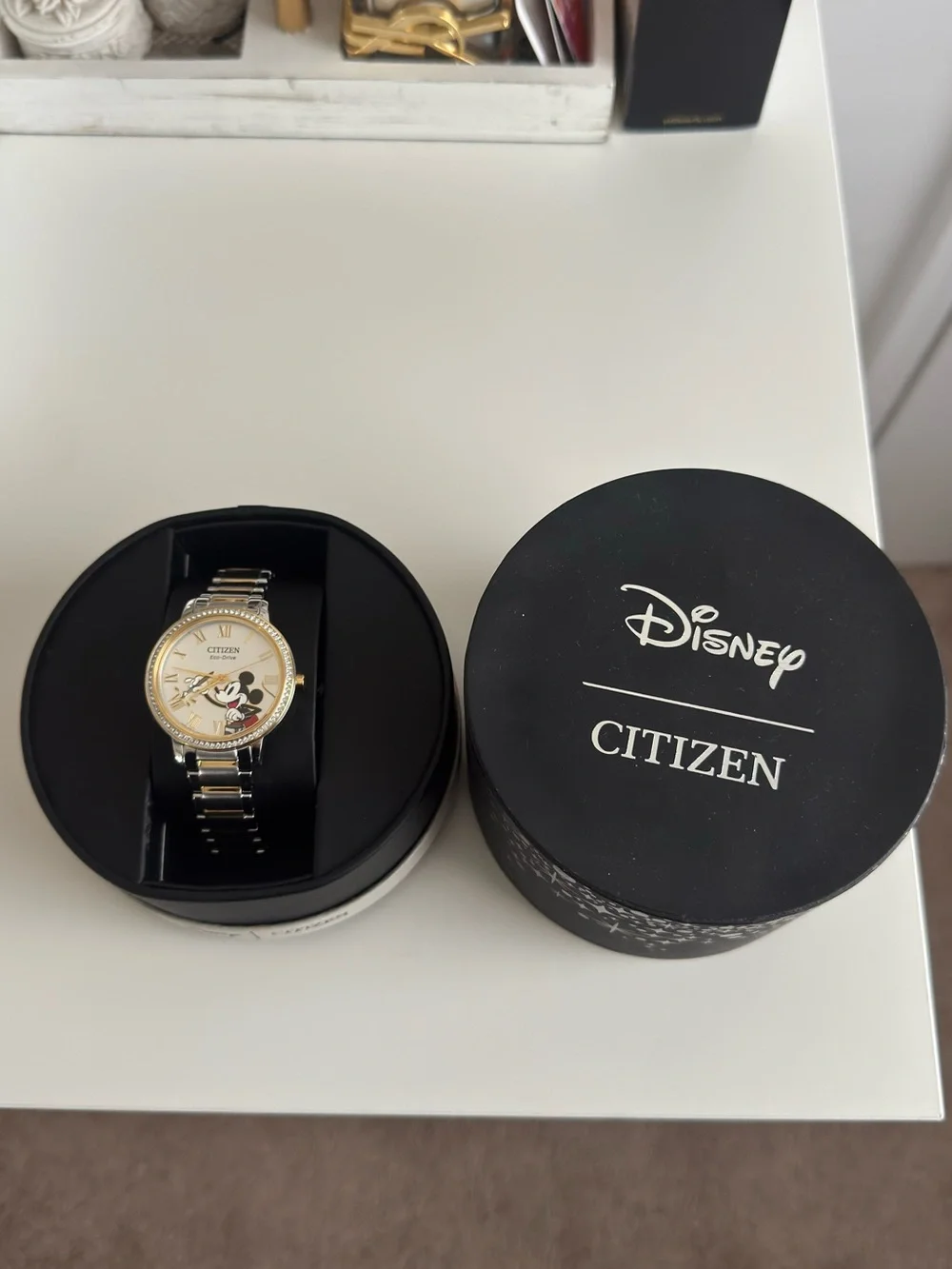 Citizen Women’s Two-Tone Gold & Silver Mickey Mouse Bracelet Watch